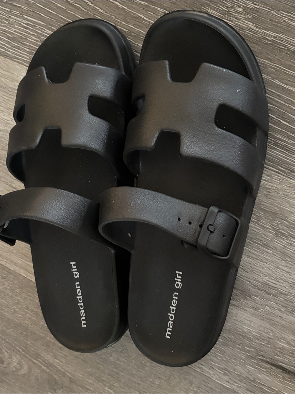 Madden girl jelly slides sandals Sz 7.5